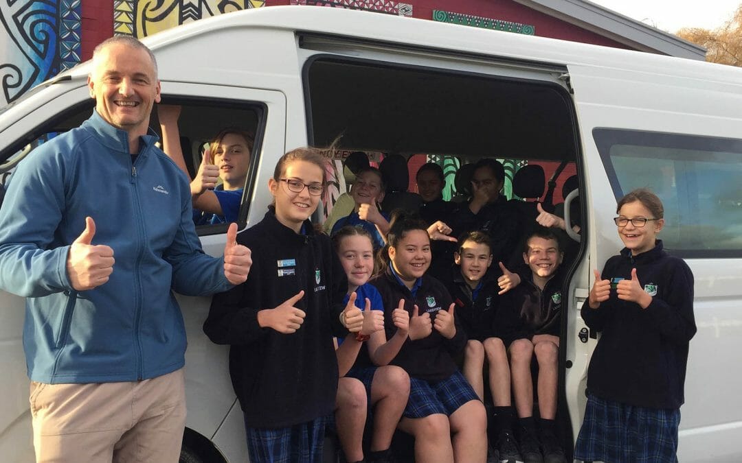 School’s new 12-seater van right on time